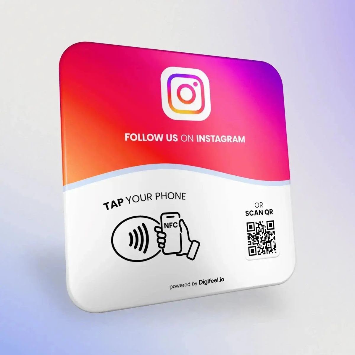 Tarjeta NFC de Trofico para perfil de Instagram, actualmente agotada